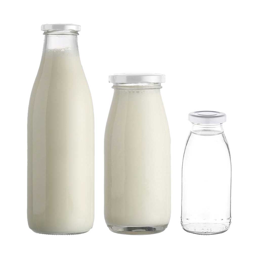 Milchflaschen – Glasflaschen für Milch & Getränke – Glasfactory
