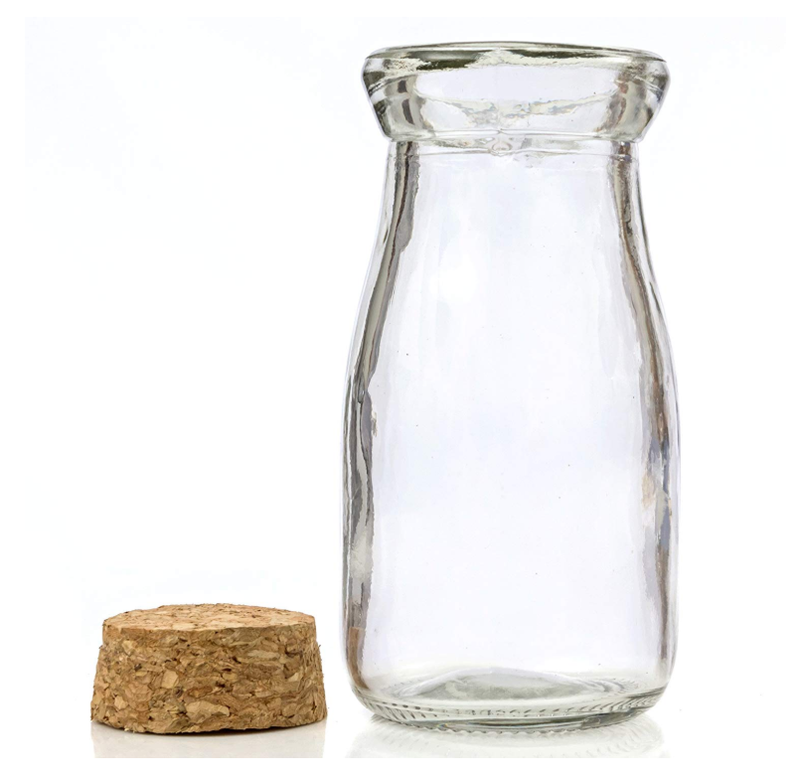 100 ml Vorratsglas "Cork-Milk" JAR inklusive Korken