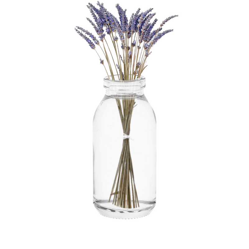 100 ml Weithals Glasflasche runde Mini Glasflasche klar