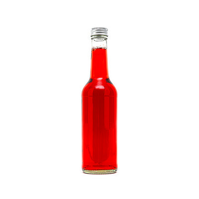 350 ml Glasflasche mit PP28 Schraubverschluss Klar