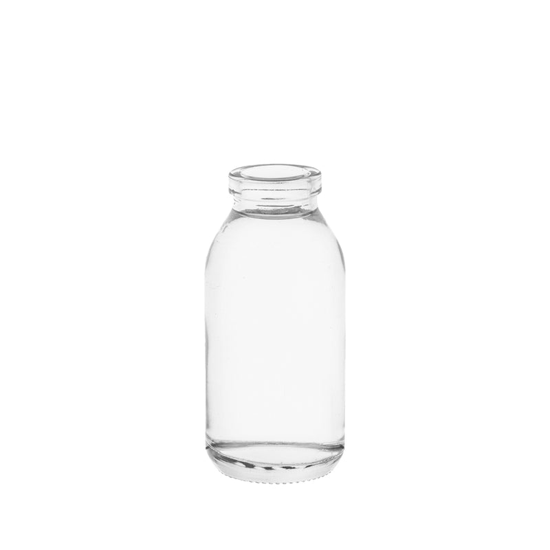 100 ml Weithals Glasflasche runde Mini Glasflasche klar