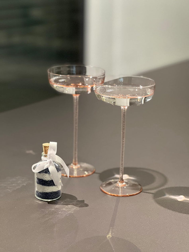 casavetro 35 x 50 ml kleine Glas-Fläschchen mit Kork Deckel Glasflaschen für Hochzeit Geschenke set Gastgeschenke (35 Stück- inkl.alles)