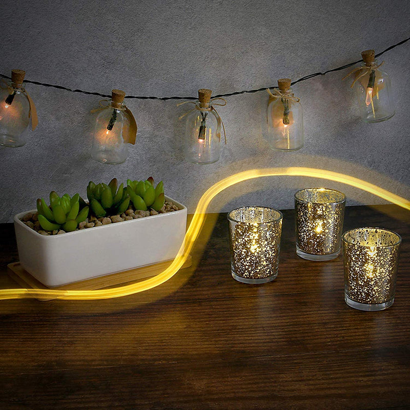 casavetro 35 x 50 ml kleine Glas-Fläschchen mit Kork Deckel Glasflaschen für Hochzeit Geschenke set Gastgeschenke (35 Stück- inkl.alles)